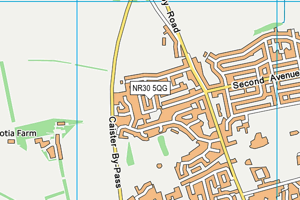 NR30 5QG map - OS VectorMap District (Ordnance Survey)