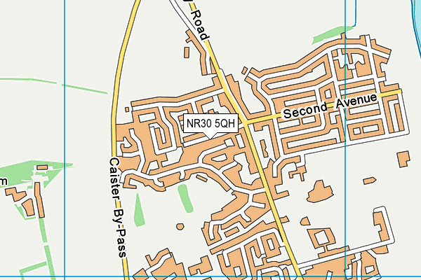 NR30 5QH map - OS VectorMap District (Ordnance Survey)