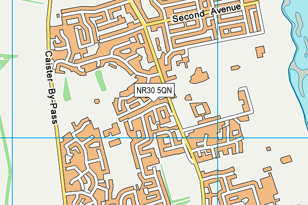NR30 5QN map - OS VectorMap District (Ordnance Survey)