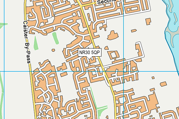 NR30 5QP map - OS VectorMap District (Ordnance Survey)