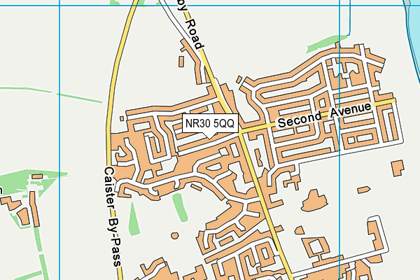 NR30 5QQ map - OS VectorMap District (Ordnance Survey)