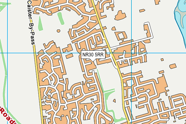 NR30 5RR map - OS VectorMap District (Ordnance Survey)