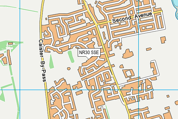 NR30 5SE map - OS VectorMap District (Ordnance Survey)