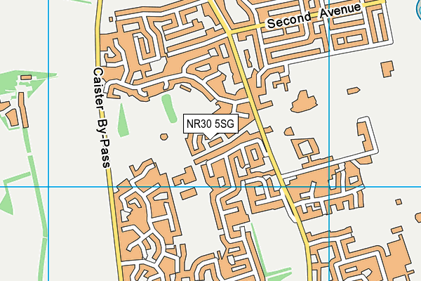 NR30 5SG map - OS VectorMap District (Ordnance Survey)