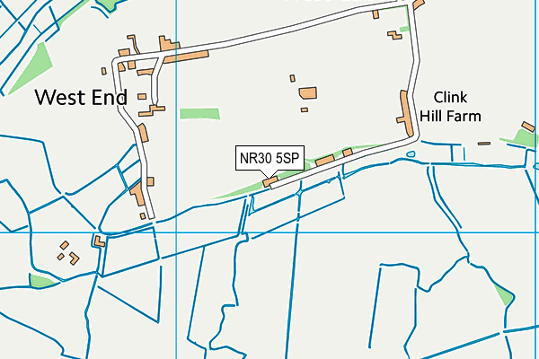 NR30 5SP map - OS VectorMap District (Ordnance Survey)