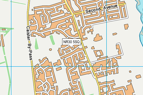 NR30 5SQ map - OS VectorMap District (Ordnance Survey)