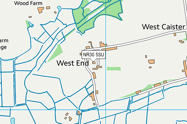 NR30 5SU map - OS VectorMap District (Ordnance Survey)