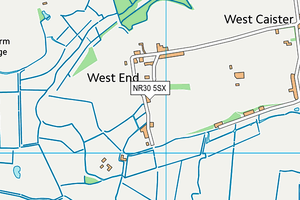 NR30 5SX map - OS VectorMap District (Ordnance Survey)