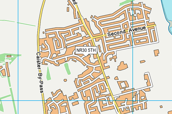 NR30 5TH map - OS VectorMap District (Ordnance Survey)
