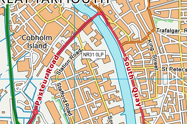 NR31 0LP map - OS VectorMap District (Ordnance Survey)