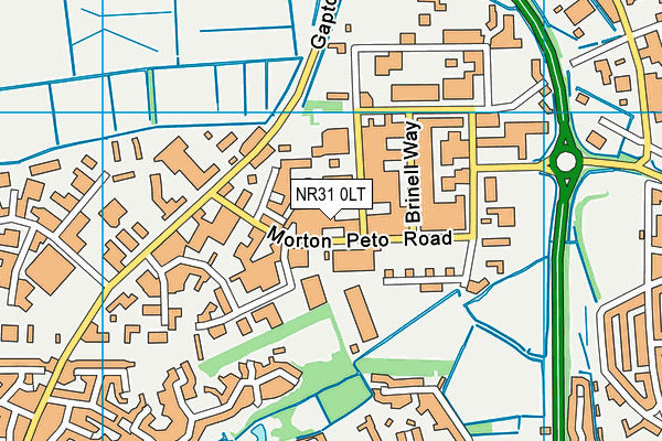 Map of REBECCA OSBORNE STUDIOS LTD at district scale