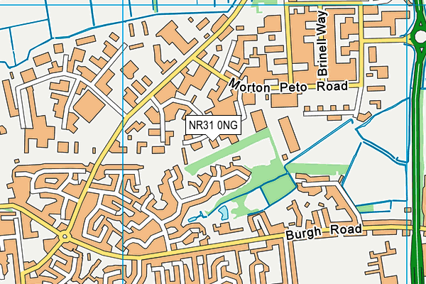 Map of METNOR (GREAT YARMOUTH) LIMITED at district scale