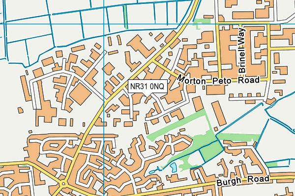 NR31 0NQ map - OS VectorMap District (Ordnance Survey)