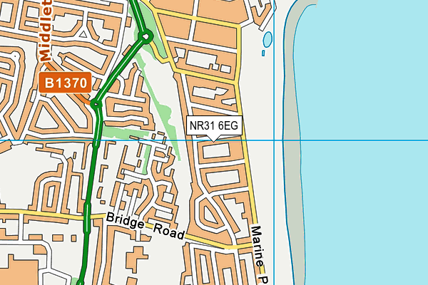 NR31 6EG map - OS VectorMap District (Ordnance Survey)