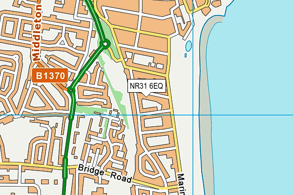NR31 6EQ map - OS VectorMap District (Ordnance Survey)