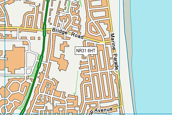 NR31 6HT map - OS VectorMap District (Ordnance Survey)