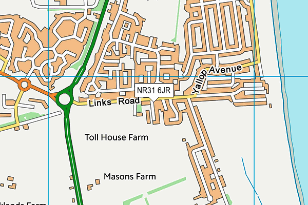 Map of BUXTON SERVICES LIMITED at district scale