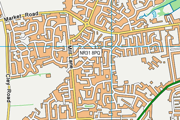 NR31 8PQ map - OS VectorMap District (Ordnance Survey)