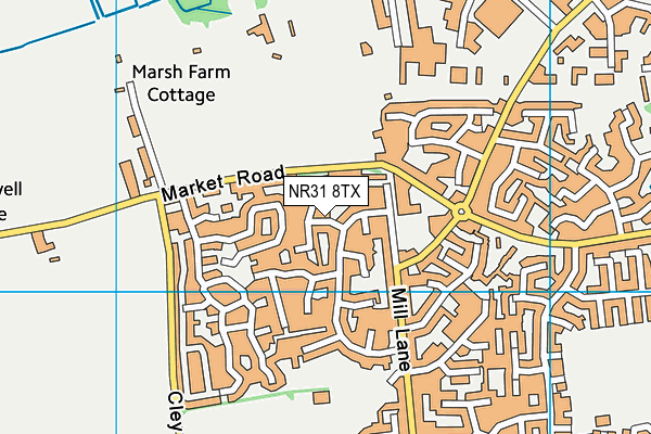Map of RUSSELL WALDEN MECHANICAL SERVICES LTD at district scale