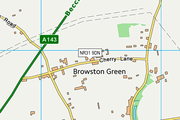 NR31 9DN map - OS VectorMap District (Ordnance Survey)