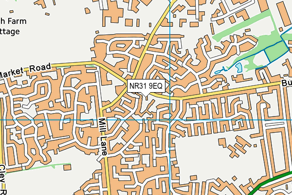 NR31 9EQ map - OS VectorMap District (Ordnance Survey)