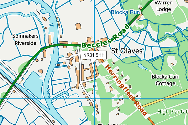 Map of THE BRICKLAYING COMPANY LTD at district scale