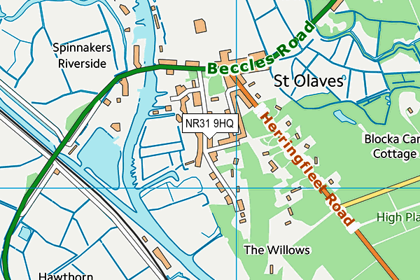 Map of BELVOIR HEALTHCARE LTD at district scale
