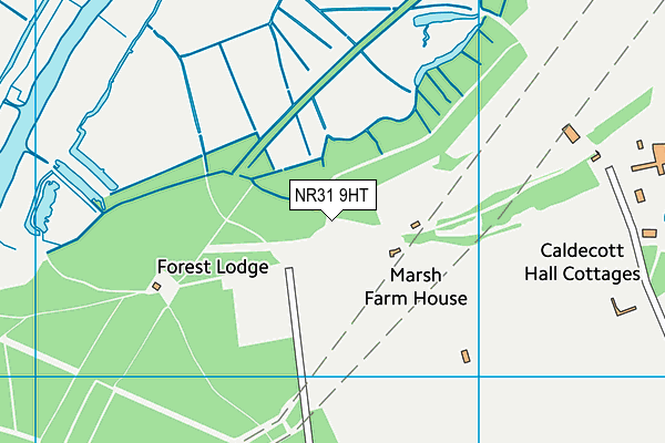 NR31 9HT map - OS VectorMap District (Ordnance Survey)