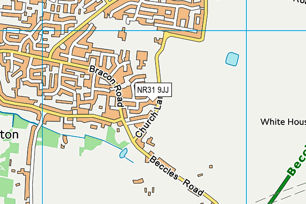 NR31 9JJ map - OS VectorMap District (Ordnance Survey)