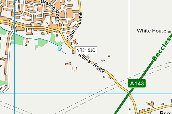 NR31 9JQ map - OS VectorMap District (Ordnance Survey)