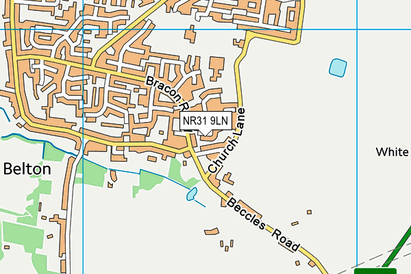 NR31 9LN map - OS VectorMap District (Ordnance Survey)
