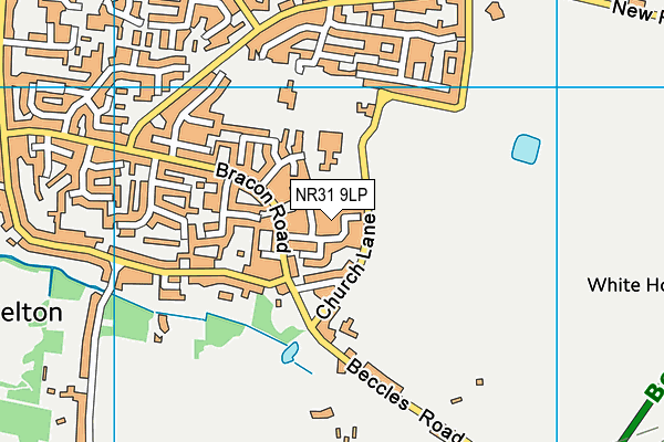 NR31 9LP map - OS VectorMap District (Ordnance Survey)