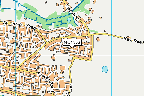 NR31 9LQ map - OS VectorMap District (Ordnance Survey)