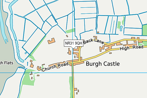 NR31 9QH map - OS VectorMap District (Ordnance Survey)