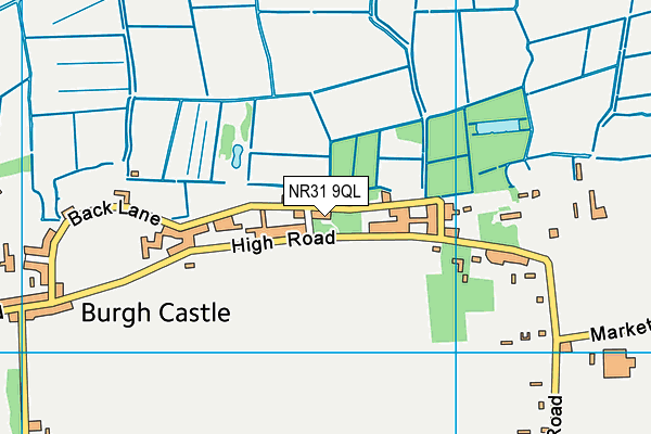 NR31 9QL map - OS VectorMap District (Ordnance Survey)