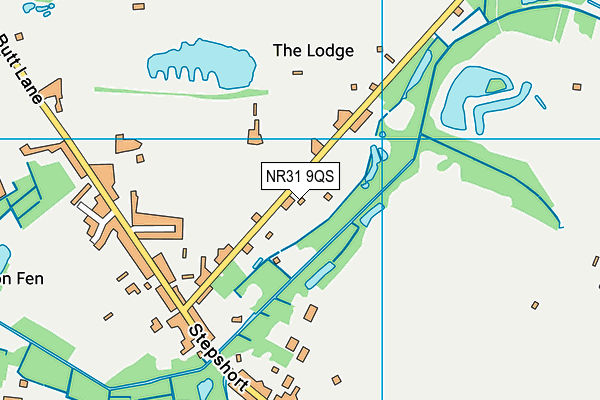 NR31 9QS map - OS VectorMap District (Ordnance Survey)