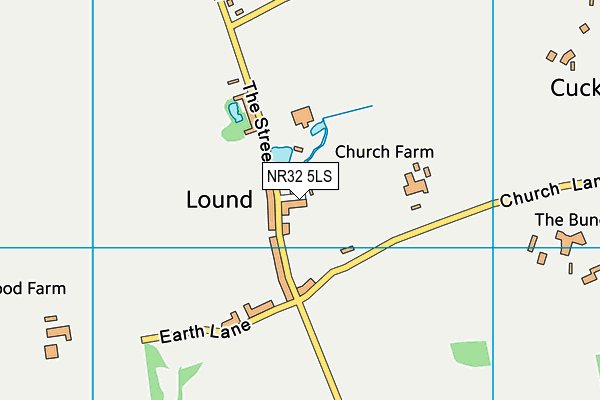 NR32 5LS map - OS VectorMap District (Ordnance Survey)