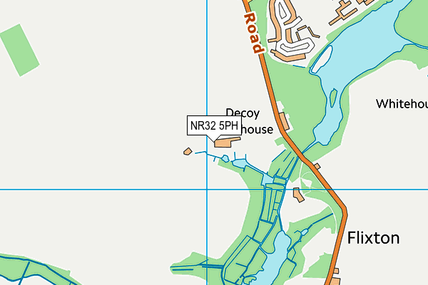 NR32 5PH map - OS VectorMap District (Ordnance Survey)