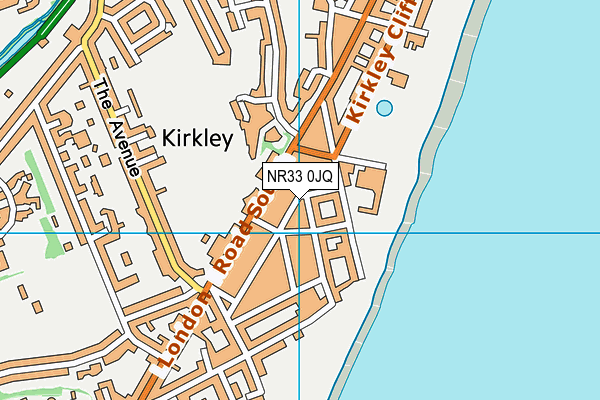 NR33 0JQ map - OS VectorMap District (Ordnance Survey)