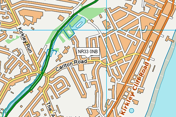 NR33 0NB map - OS VectorMap District (Ordnance Survey)