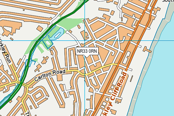 NR33 0RN map - OS VectorMap District (Ordnance Survey)