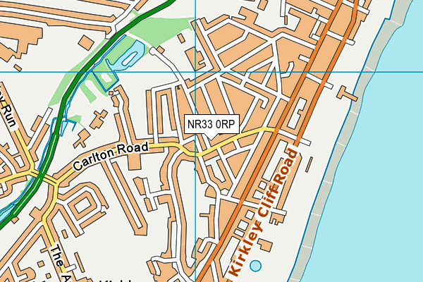 NR33 0RP map - OS VectorMap District (Ordnance Survey)