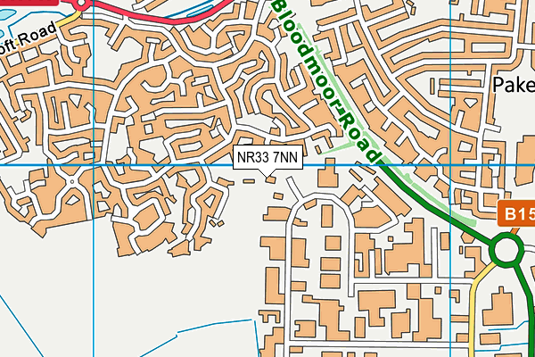 NR33 7NN map - OS VectorMap District (Ordnance Survey)