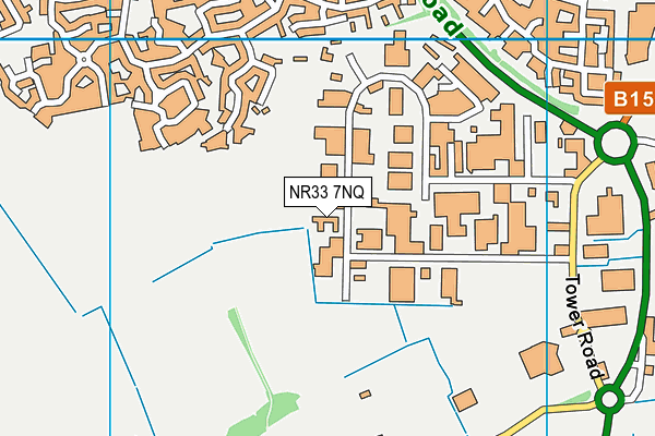NR33 7NQ map - OS VectorMap District (Ordnance Survey)