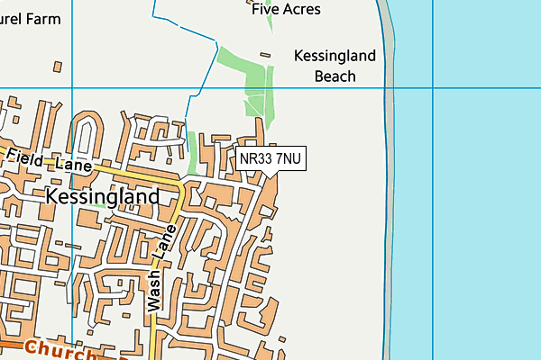 NR33 7NU map - OS VectorMap District (Ordnance Survey)