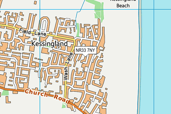 NR33 7NY map - OS VectorMap District (Ordnance Survey)