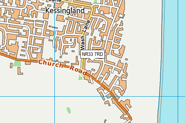 NR33 7RD map - OS VectorMap District (Ordnance Survey)
