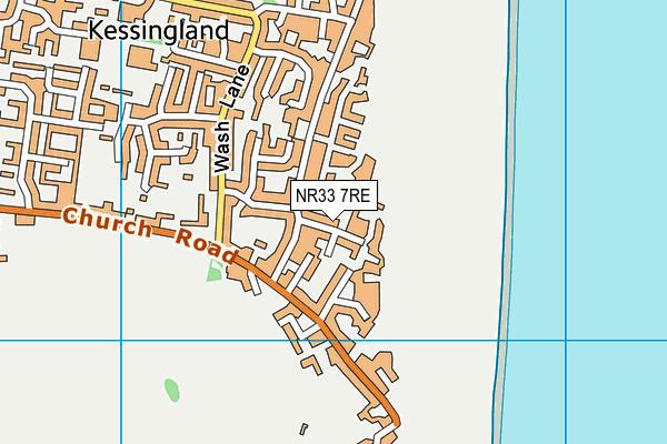 NR33 7RE map - OS VectorMap District (Ordnance Survey)