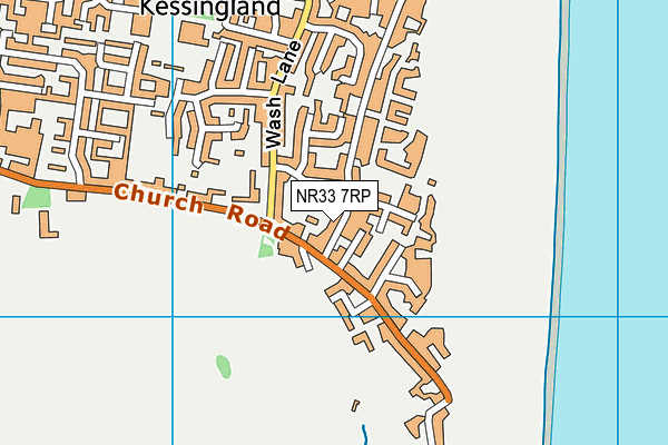 NR33 7RP map - OS VectorMap District (Ordnance Survey)