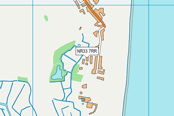 NR33 7RR map - OS VectorMap District (Ordnance Survey)